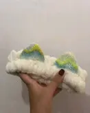 هد بند حوله ای مدل پولک دار