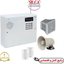 پکیج دزدگیر سایلکس لایت سیم کارتی و شهری با دو چشمی SILEX LITE
