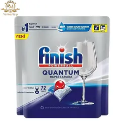 قرص ظرف شویی 72 عددی finish
