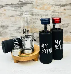 بطری دمنوش کاور دار MYBOTTLEکوچک