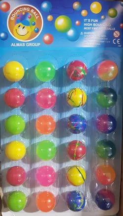 توپ شیطونک ورقی کوچک ۲۴ عدد