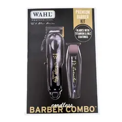 ست ماشین اصلاح سر و صورت وال مدل BARBER COMBO Cordless 3025397 (سفارش آمریکا)