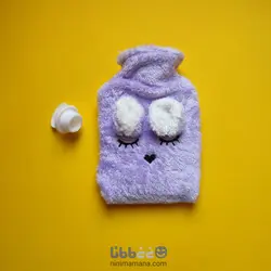کیسه اب گرم سیلیکونی طرح خرگوش بنفش