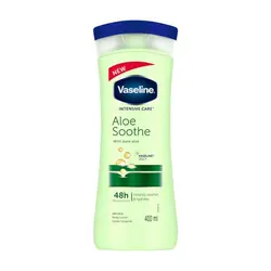 لوسیون بدن آلوورا وازلین سبز ۴۰۰میل vaseline - فروشگاه ادیب مارکت