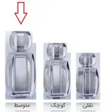 ظروف بسته بندی زعفران - ظرف کریستالی آذین یک مثقال