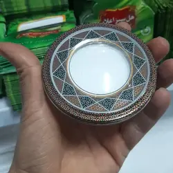 ظرف زعفران طرح خاتم مدل کف اسپانیا سایز دو گرم