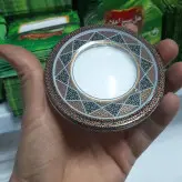 ظرف زعفران طرح خاتم مدل کف اسپانیا سایز دو گرم