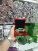 ظروف بسته بندی زعفران - مخمل خاتم 3 گرم و هاون نقلی اقتصادی