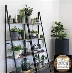 استند گل و شلف فلزی و دکوریکد16