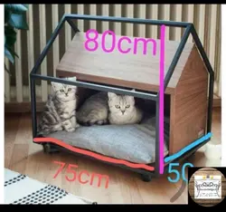 لانه سگ و گربه فلزی مدرنکد01