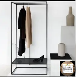 رگال لباس و جاکفشی فلزی مدرنکد08