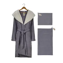 مقمیس حوله تن پوش meghmiss family bathrobe set 3 pieces model mary