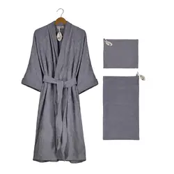 مقمیس حوله تن پوش meghmiss family bathrobe set 3 pieces model kushima1