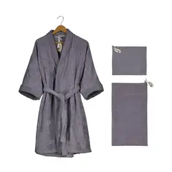 مقمیس حوله تن پوش meghmiss family bathrobe set 3 pieces model kushima2