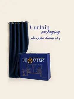 پرده تصویری طرح گل و کریستال