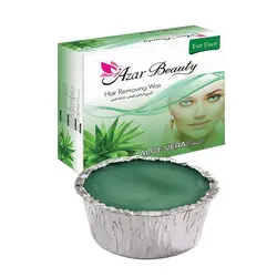 موم اپیلاسیون گرم (شمع) آذربیوتی Azar Beauty عصاره آلوورا