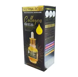 سرم صورت ضد چروک صورت سلطانا رز SULTANA ROSE مدل کلاژن حجم 40 میلی لیتر