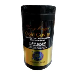 ماسک مو ضد ریزش و تقویت کننده خاویار گلد حجم 1000 میلی لیتر