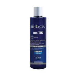 شامپو ضد شوره و ضد ریزش بیوکسین Bioxcin مدل بیوتین biotin حجم 300 میلی لیتر