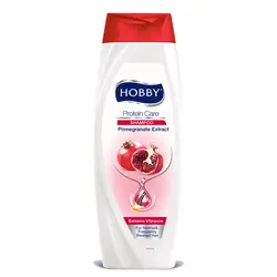 شامپو هوبی HOBBY عصاره انار مخصوص موهای رنگ شده حجم 600 میل