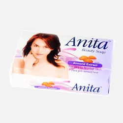 صابون آنیتا Anita عصاره بادام almond بسته 6 عددی