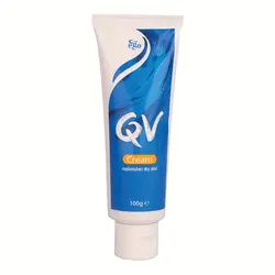 کرم مرطوب کننده قوی QV کیو وی   100 گرم QV cream  replenishes  dry  skin (غیر اصل)