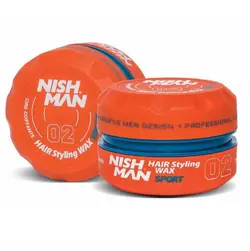 واکس مو نیشمن NISH MAN اسپرت SPORT مدل 02 حجم 150 میل
