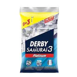 خود تراش 3 لبه دربی DERBY بسته 12 عددی