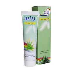 کرم موبر بدن رینبو Rainbow عصاره آلوئه ورا حجم 100 گرمی