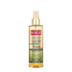 اسپری دوفاز مو بدون پارابن بیوبلاس BIOBLAS حاوی روغن آرگان حجم 200 میل