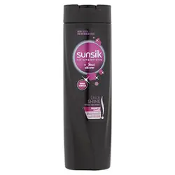 شامپو سان سیلک sunsilk مدل  Black Shine مناسب موهای کدر 350 میل