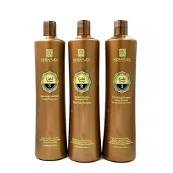پک کراتین مو کراپلکس مدل گلد تراپی KERAPLEX GOLD Therapy keratin