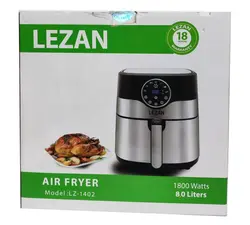 سرخ کن رژیمی لمسی دیجیتالی لیزان LEZAN مدل LZ-1402 ظرفیت 8 لیتر
