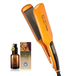 اتو مو حرفه ای کراتینه انزو صفحه پهن مدل ENZO professional EN-9914