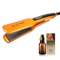اتو مو حرفه ای کراتینه انزو صفحه پهن مدل ENZO professional EN-9914