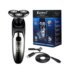 ریش تراش سه تیغ کیمی Kemei مدل  km-1524