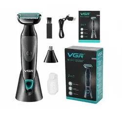 ماشین اصلاح دو کاره صورت و بدن وی جی آر VGR مدل V-601
