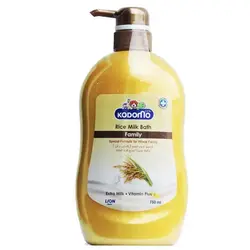 شامپو سر و بدن کودک کودومو Kodomo حاوی عصاره شیر و برنج حجم 750 میل