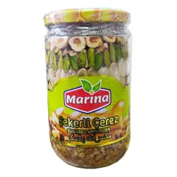 معجون مقوی ترکیب انواع مغز خشکبارها مارینا Marina وزن 720 گرم (ترکیه)