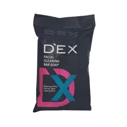 صابون تمیز کننده عمیق پوست و شفاف کننده پوست دکس DEX وزن 90 گرم