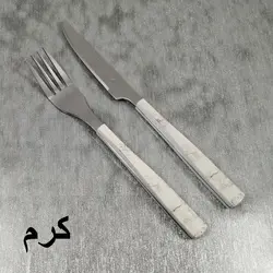 سرویس کارد و چنگال میوه خوری 12 پارچه ام جی مدل STAR