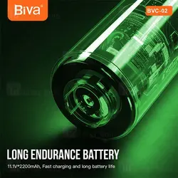 جارو شارژی ماشین بیوا Biva BVC-02 توان 60 وات
