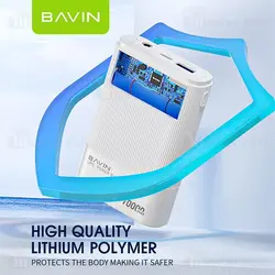 پاوربانک 10000 باوین Bavin PC037 توان 24 وات مخصوص مودم