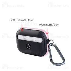 کاور محافظ کی دو ایرپاد Apple Airpods Pro / Pro 2 K-doo CrashGuard دارای قلاب آویز