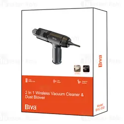 جارو شارژی دمنده بیوا Biva BVC-03D 2 in 1 Wireless Vacuum Cleaner and Dust Blower توان 55 وات