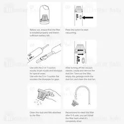 جارو شارژی ماشین بیسوس Baseus A2Pro VCAQ040001 توان 80 وات