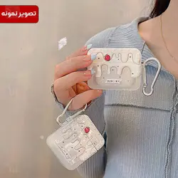کاور محافظ فانتزی ایرپاد Apple AirPods 3 طرح بستنی توت فرنگی