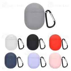 کاور محافظ سیلیکونی هندزفری شیائومی Xiaomi Redmi Buds 3 Pro دارای قلاب آویز