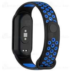 بند سیلیکونی طرح نایکی دستبند سلامتی شیائومی Xiaomi Band 8 Ventilate Strap
