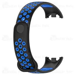 بند سیلیکونی طرح نایکی دستبند سلامتی شیائومی Xiaomi Band 8 Ventilate Strap